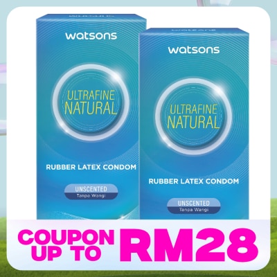 WATSONS Ultrafine Natural Condom 12's + 12's