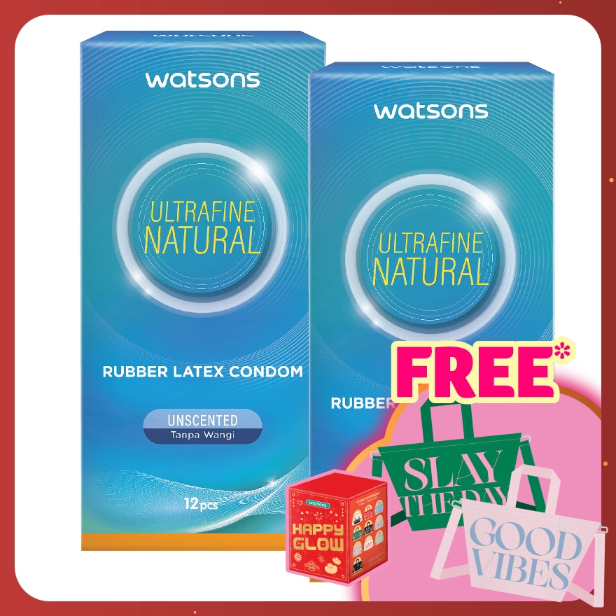 Ultrafine Natural Condom 12's + 12's