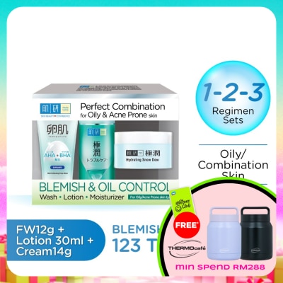 HADA LABO - Blemish & Oil Control 123 Set