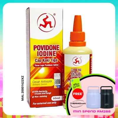 3LEGS - Povidone Iodine Dropper Bottle 60ml