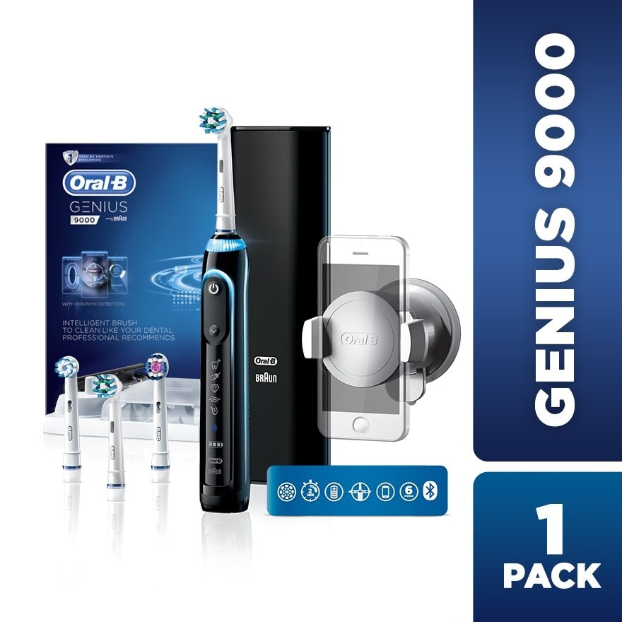 Genius 9000 Black Electric Toothbrush
