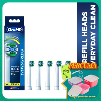 ORAL-B - Everyday Clean Brush Head Refill 5S