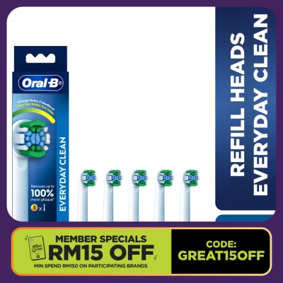 ORAL-B Everyday Clean Brush Head Refill 5S