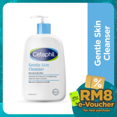 CETAPHIL Gentle Skin Cleanser For Face & Body 473ml