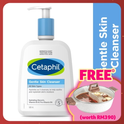 CETAPHIL Gentle Skin Cleanser For Face & Body 500ml