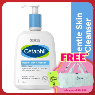 CETAPHIL Gentle Skin Cleanser For Face & Body 500ml