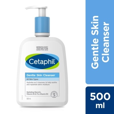 CETAPHIL Gentle Skin Cleanser For Face & Body 500ml