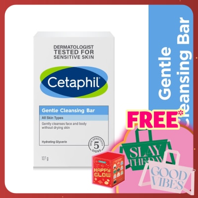 CETAPHIL Gentle Cleansing Bar For Face & Body 127g