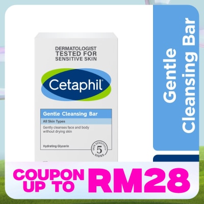 CETAPHIL Gentle Cleansing Bar For Face & Body 127g