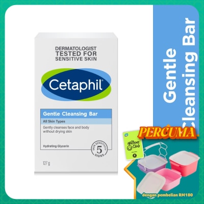 CETAPHIL - Gentle Cleansing Bar For Face & Body 127g