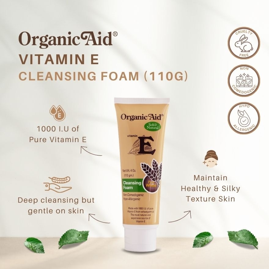 Vitamin E Cleanser Foam 4 oz