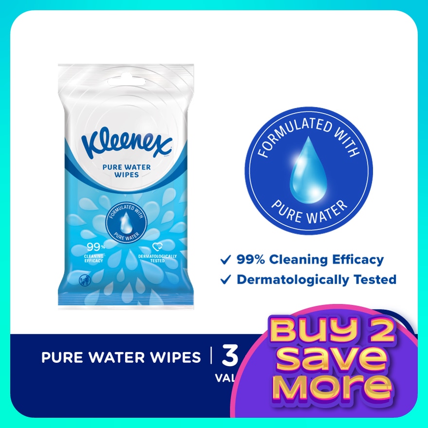 Hand & Face Fresh Wipes 10's x 3