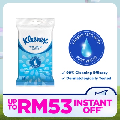 KLEENEX Hand & Face Fresh Wipes 10's x 3