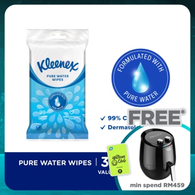 KLEENEX Hand & Face Fresh Wipes 10's x 3