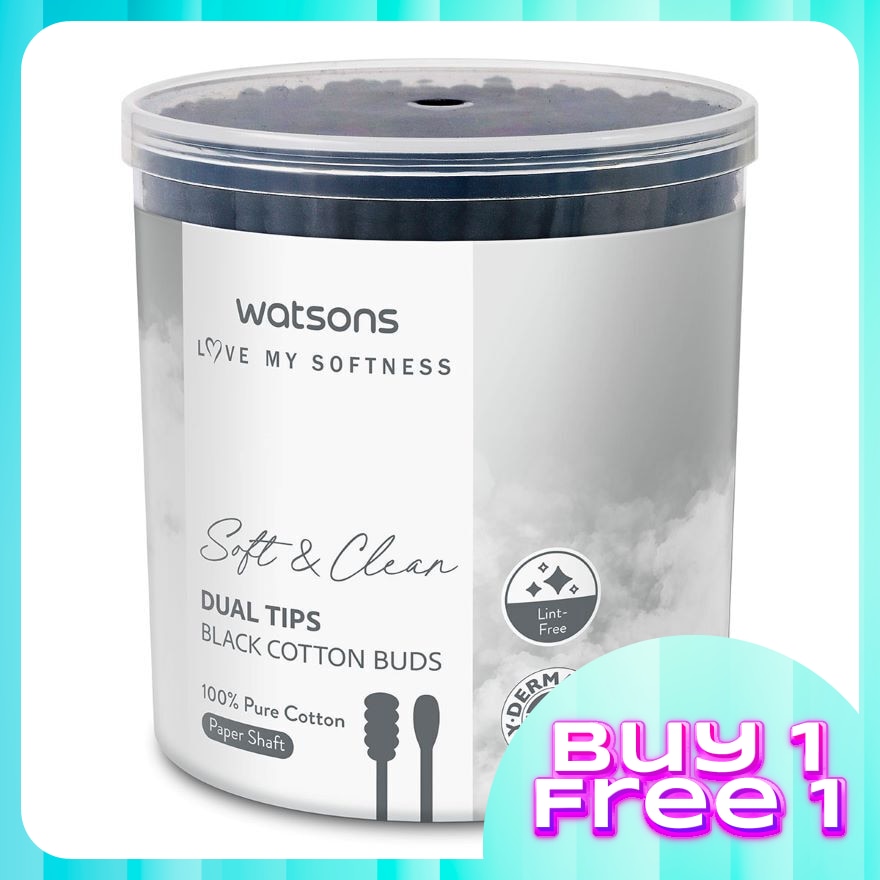 Black Cotton Soft Buds 200's