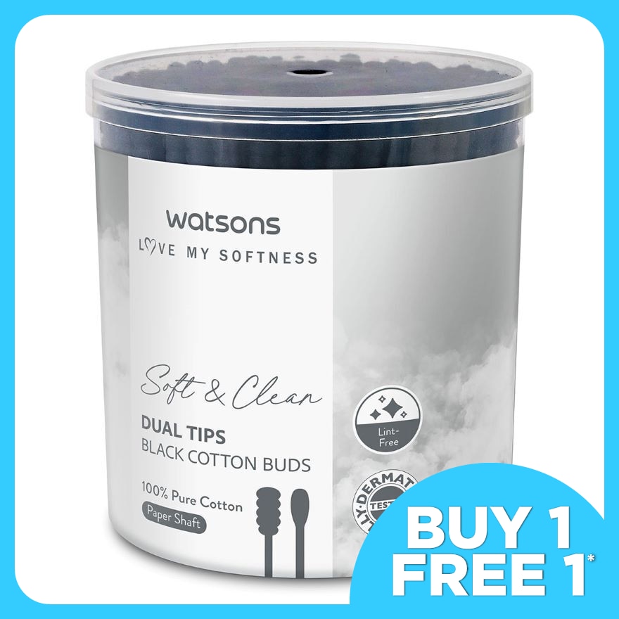 Black Cotton Soft Buds 200's