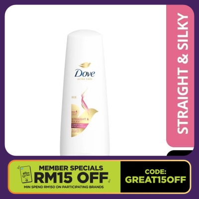 DOVE Straight & Silky Conditioner 300ml