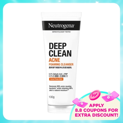 NEUTROGENA - Deep Clean Acne Foam Cleanser 100g