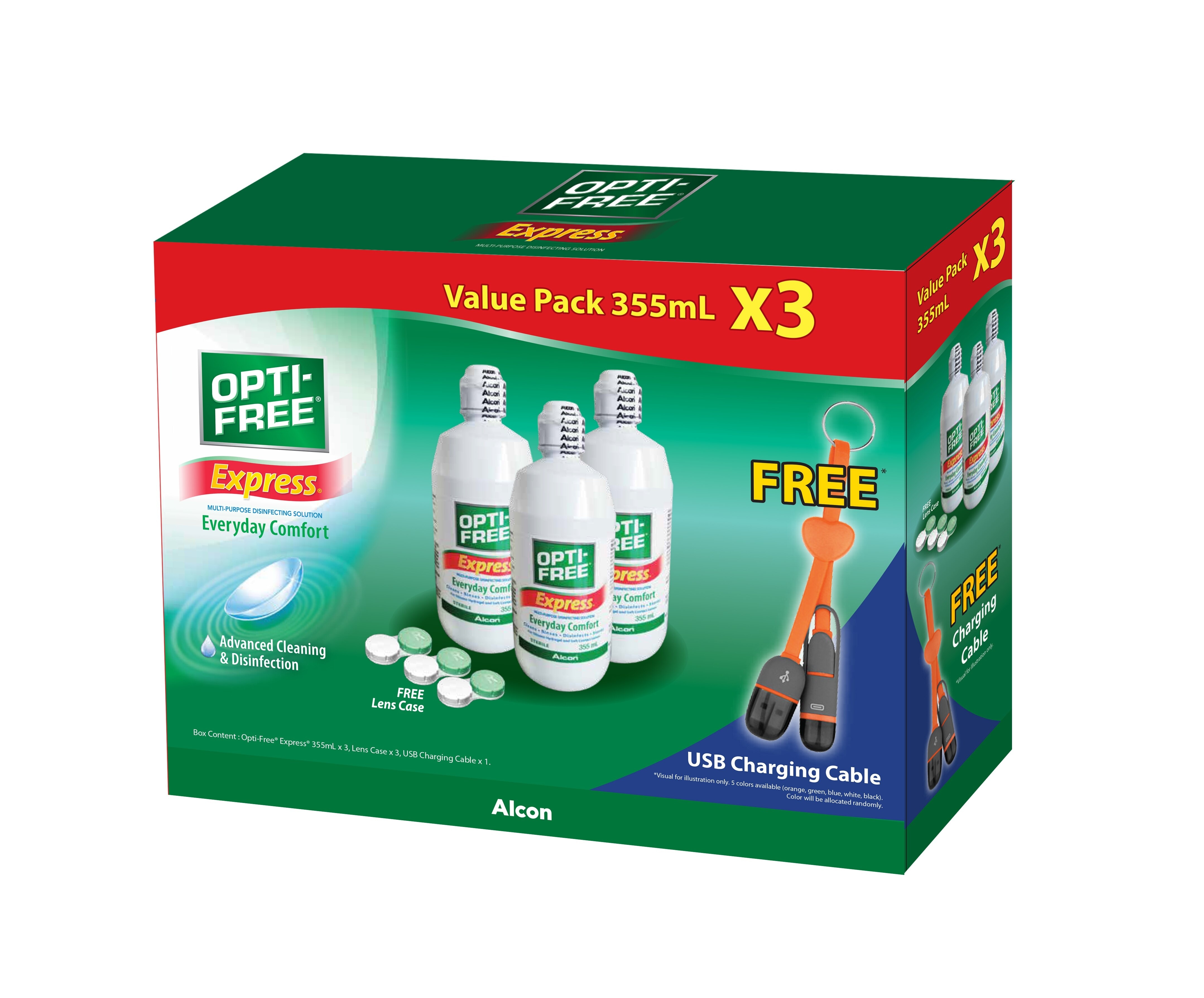 EXPRESS Multipurpose Disinfecting Solution 3x355mL