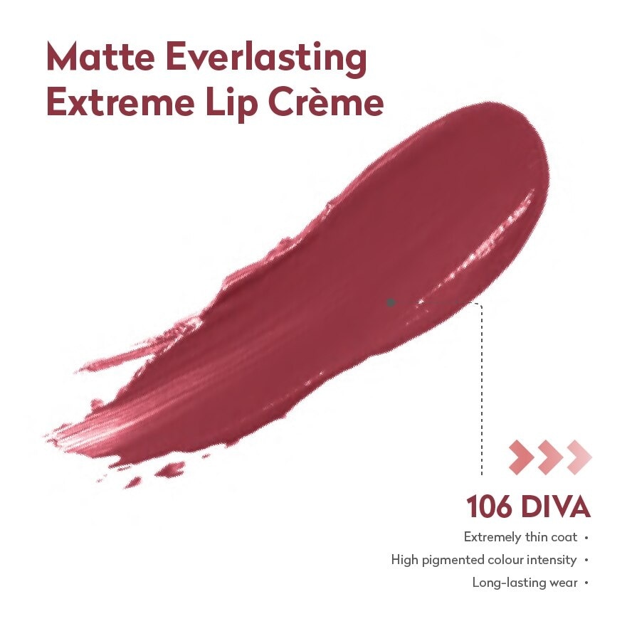 Matte Everlasting Extreme L/Creme 106 Diva 4ml