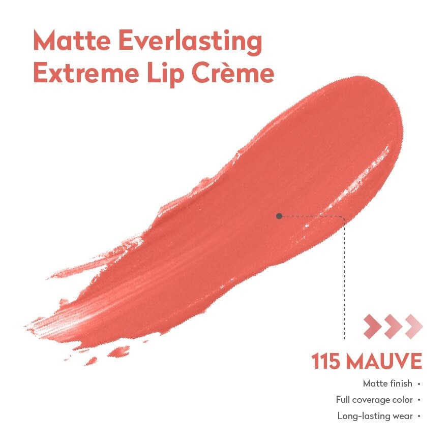 Matte Everlasting Extreme L/Creme 115 Mauve 4ml