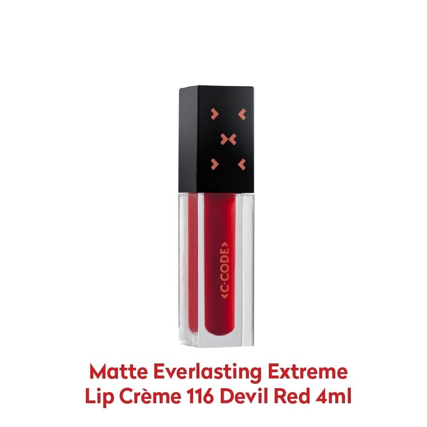 Matte Everlasting Extreme L/Creme 116 DevilRed 4ml