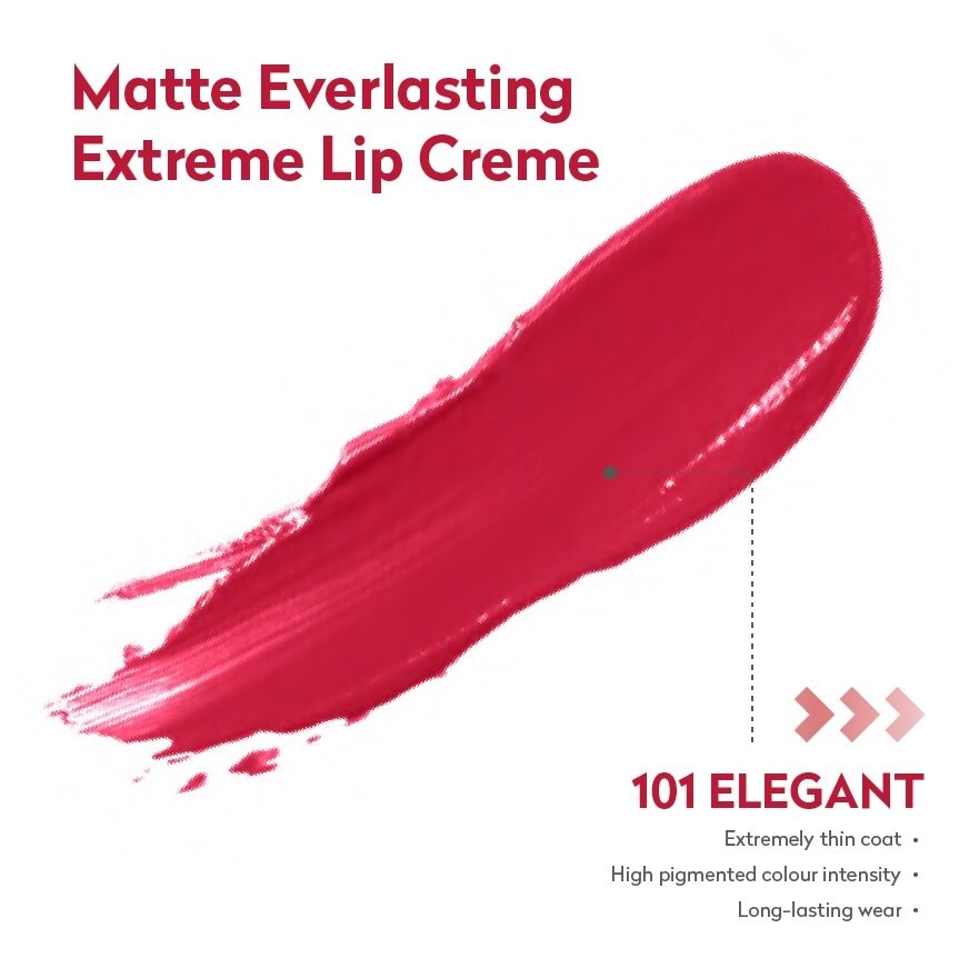 Matte Everlasting Extreme Lip Creme 101 Elegant 4ml