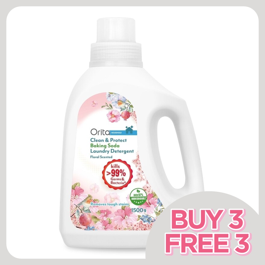 Clean & Protect Baking Soda Laundry Detergent 1500G