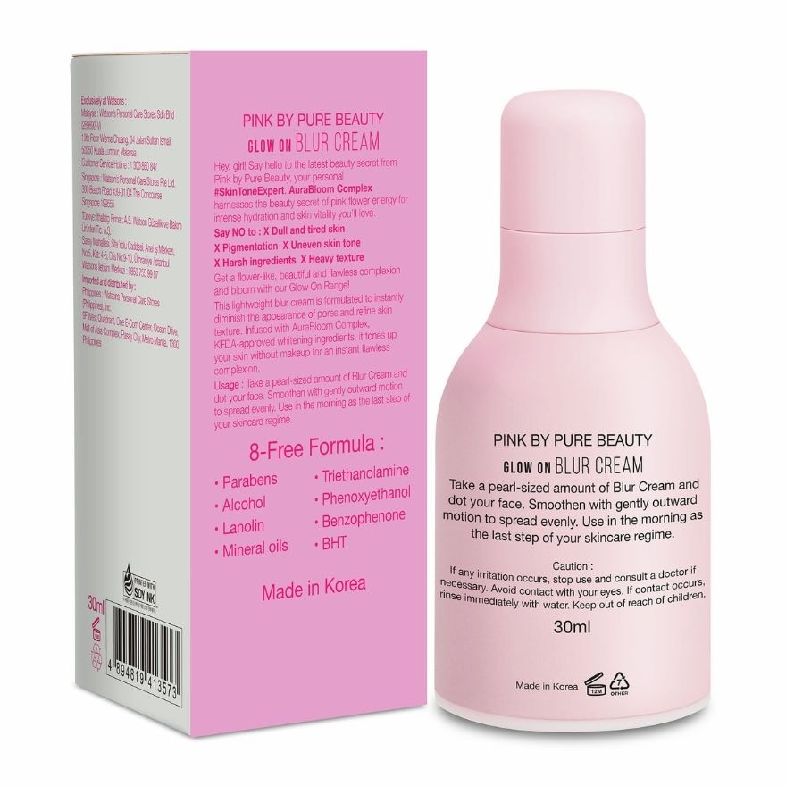 Glow On Blur Cream 30ml - Diminish pores