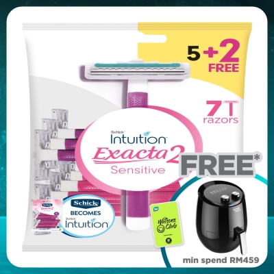 SCHICK Exacta 2 Women Sensitive Razor 5+2S