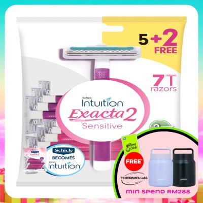 SCHICK - Exacta 2 Women Sensitive Razor 5+2S