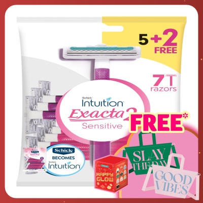 SCHICK Exacta 2 Women Sensitive Razor 5+2S