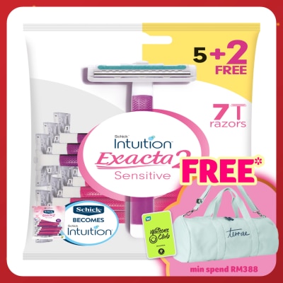 SCHICK Exacta 2 Women Sensitive Razor 5+2S