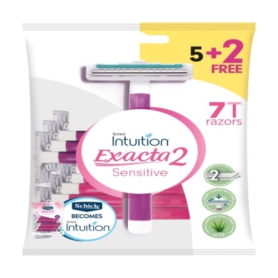 SCHICK Exacta 2 Women Sensitive Razor 5+2S