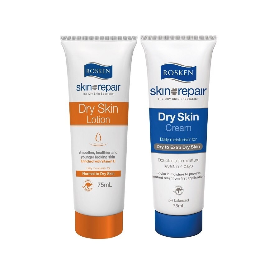 Dry Skin Cream 75ml + Dry Skin Lotion 75ml