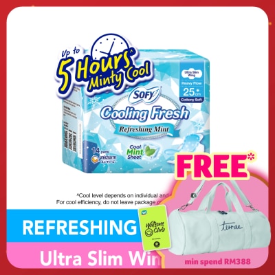 SOFY Cooling Fresh Day Ultra Slim 25cm 14s