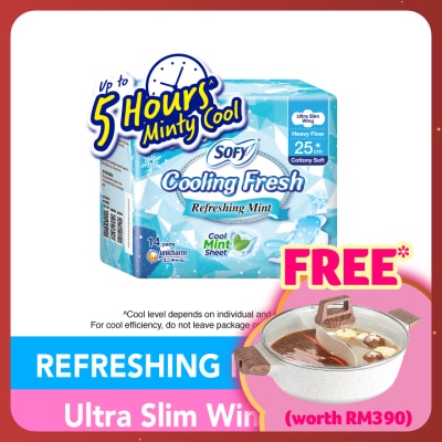 SOFY Cooling Fresh Day Ultra Slim 25cm 14s