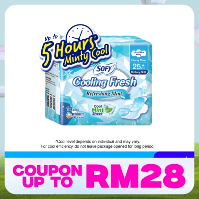 SOFY Cooling Fresh Day Ultra Slim 25cm 14s