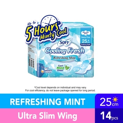 SOFY Cooling Fresh Day Ultra Slim 25cm 14s