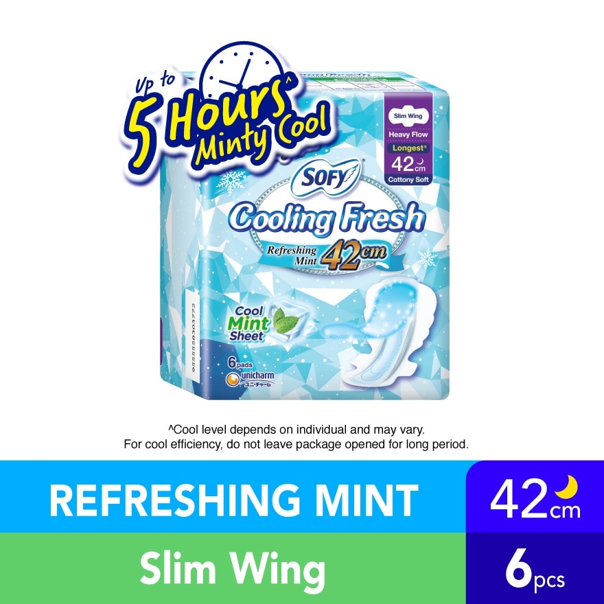 Cooling Fresh Night Slim Wing 42cm 6s