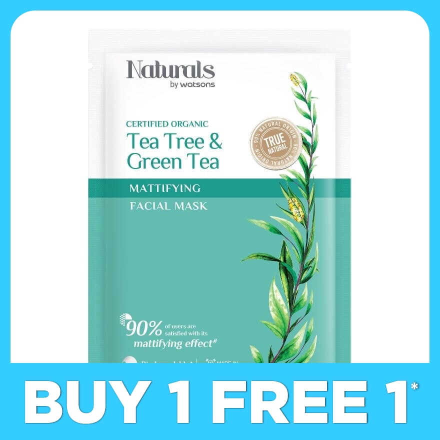 Tea Tree & Green Tea Mattifying Facial Mask 1s