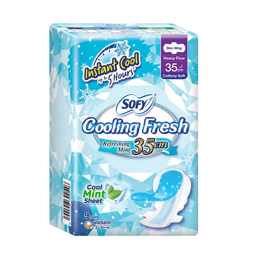 Cooling Fresh Night Slim Wing 35cm 9s