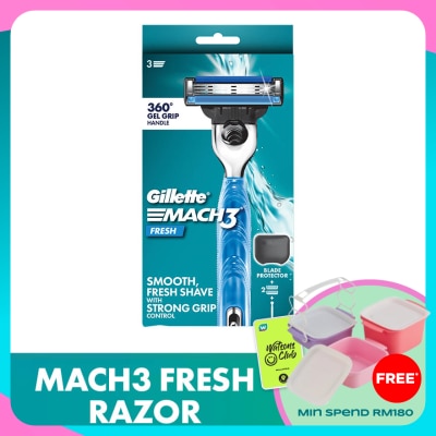 GILLETTE Mach3+ Razor 2 Up