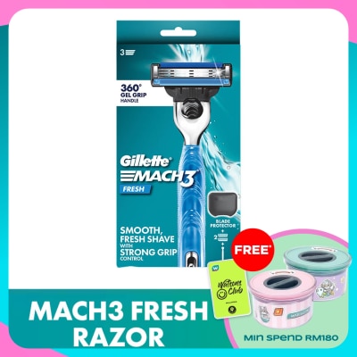 GILLETTE Mach3+ Razor 2 Up