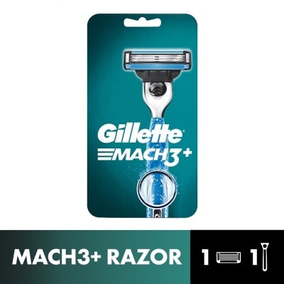 GILLETTE Mach3+ Razor 1's + Refill 1's