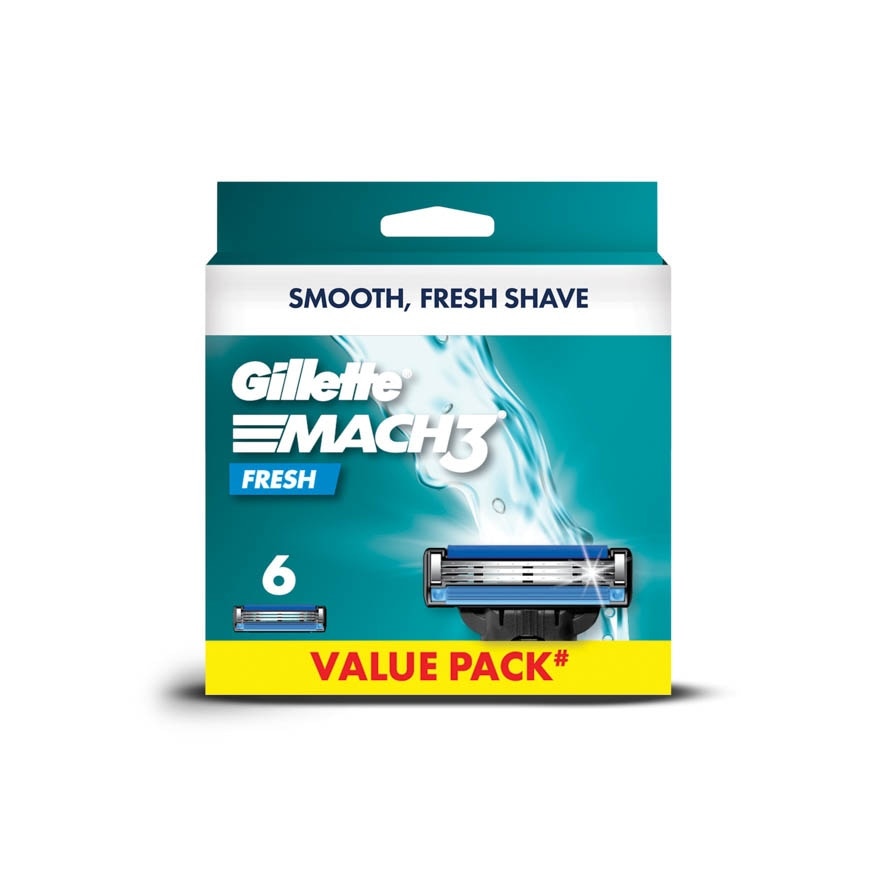 Mach3+ Replacement Cartridge Refill 6s