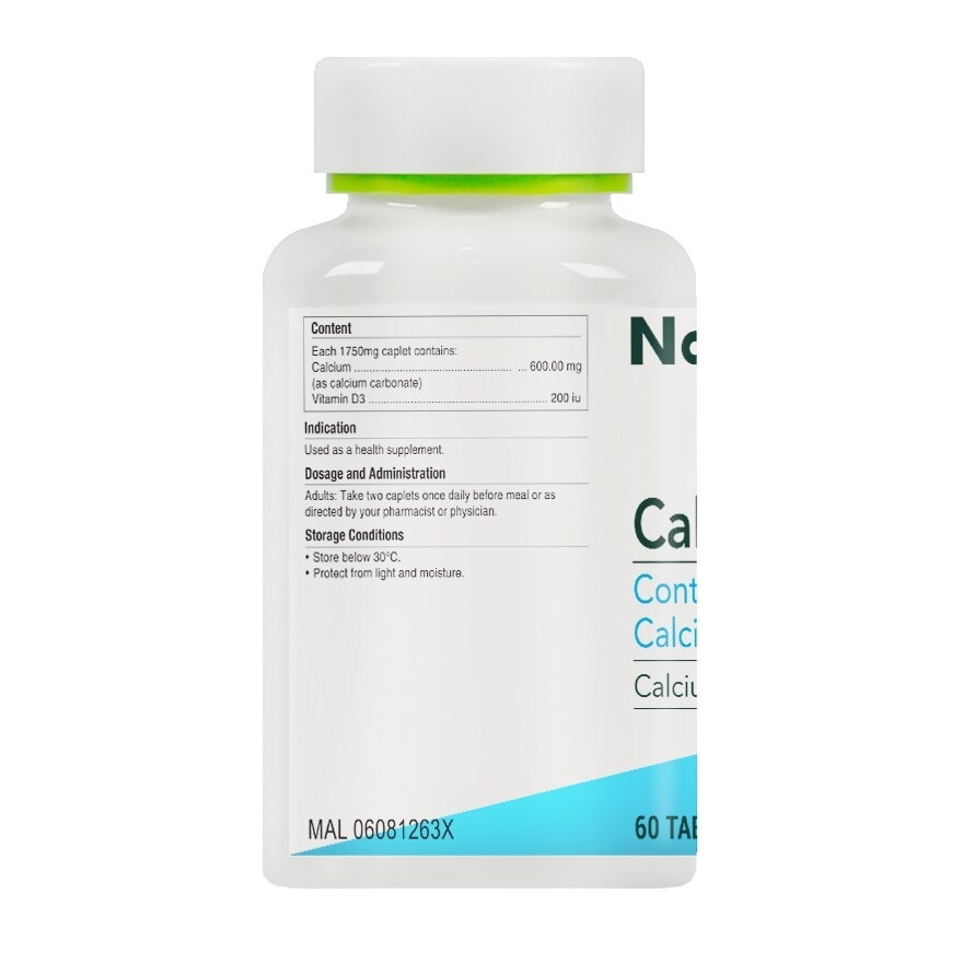 Calcium 600Mg Plus D3 200Iu 60S