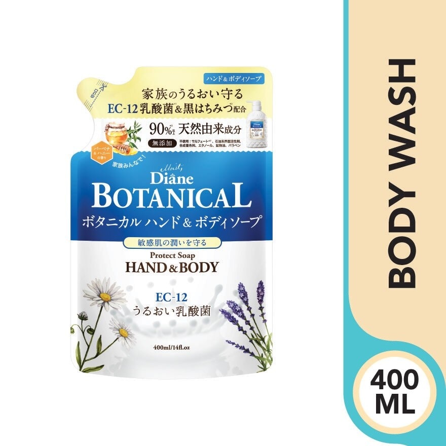 Botanical Protect Hand & Body Soap Refill 400ml