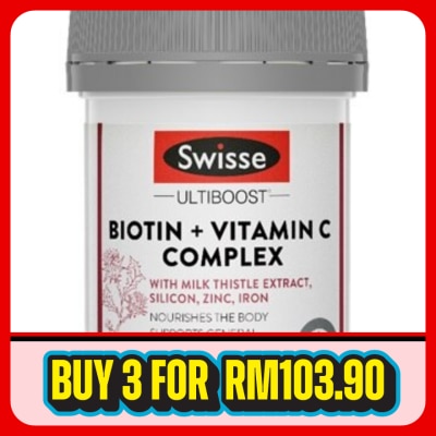 SWISSE - Ultiboost Biotin + Vitamin C Complex30s