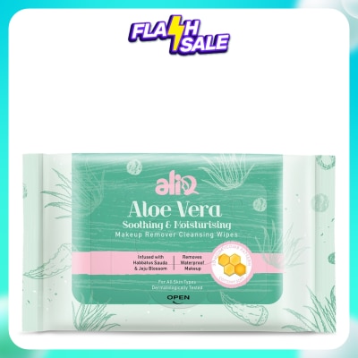 ALIA Aloe Vera Makeup Remover Cleansing Wipes 30s